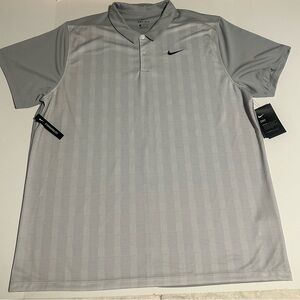 Nike Men's Light Gray Polo Shirt